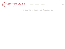 Tablet Screenshot of cambiumstudio.com